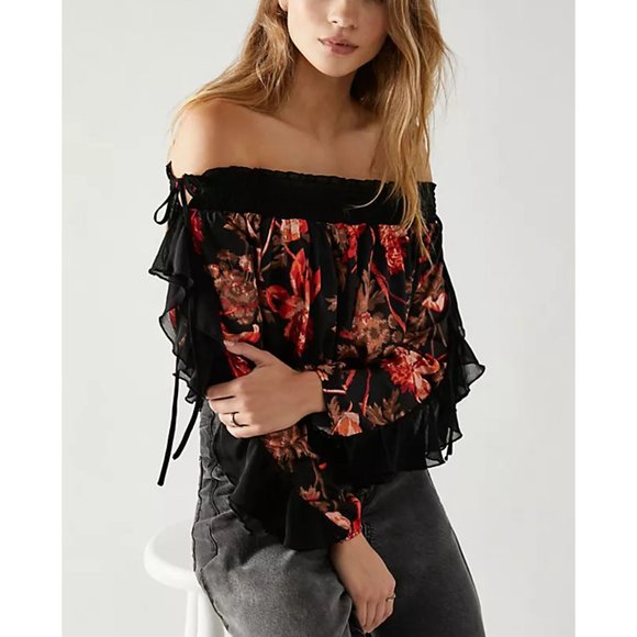 🎉LAST CHANCE🎉 FREE PEOPLE Born To Love Bodysuit / Midnight Combo - Picture 6 of 10